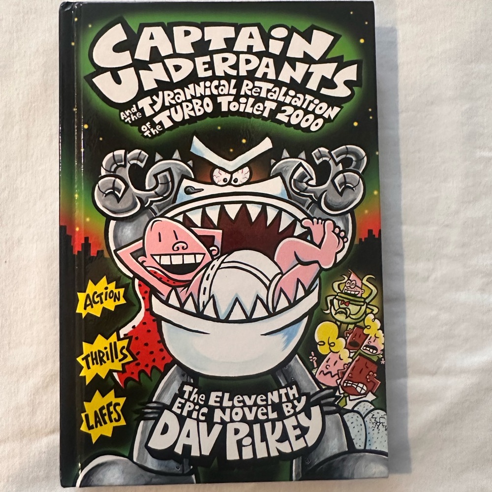 Captain Underpants 11th Book by Dav Pilkey - Hardcover